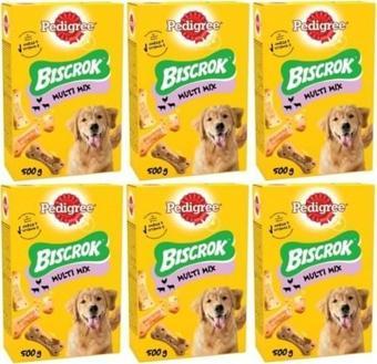 Pedigree Biscrok Multi Mix Köpek Ödül Bisküvisi 500 gr x 6 Adet