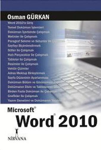 Microsoft Word 2010 - Osman Gürkan - Nirvana Yayınları