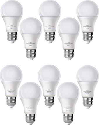 Full Reyon 10 Adet 10 Watt Enerji Tasarruflu Gün Işığı Led Ampul