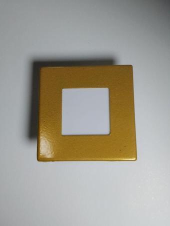 Full Reyon Gold Sarı Kasa 3 Watt Kare Sensörsüz Beyaz Işık İç Mekan Merdiven Ve Basamak Armatürü