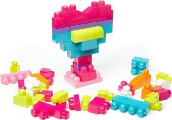 Mega Bloks 60'lı Blok Torbaları Pembe