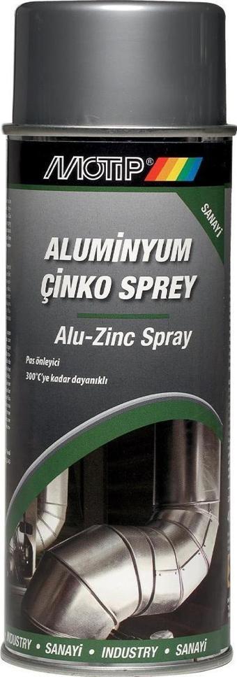 Motip Isıya Dayanıklı Alüminyum Çinko Spreyi 400 ml.