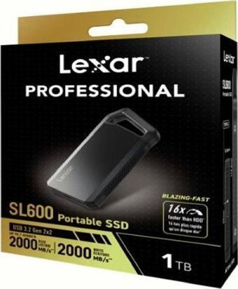 Lexar 1TB SL 600 portable SSD 2000 mb/sn