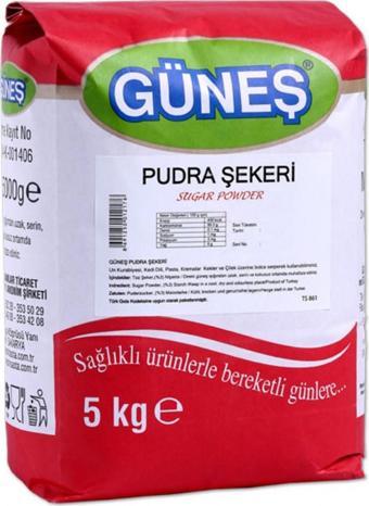 Güneş Pudra Şekeri 5 kg 