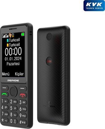 DIGIPHONE S600 Plus Tuşlu Cep Telefonu Siyah