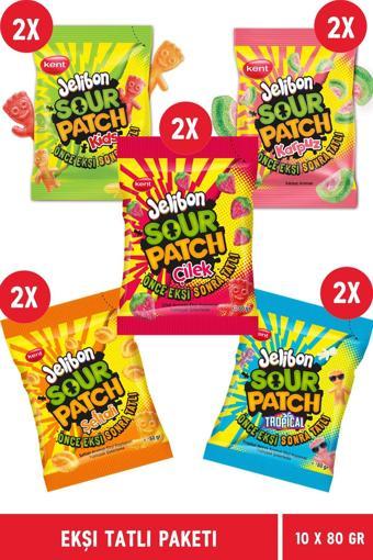 Sour Patch - Ekşi Tatlı Paketi  80 gr -10'lu Paket