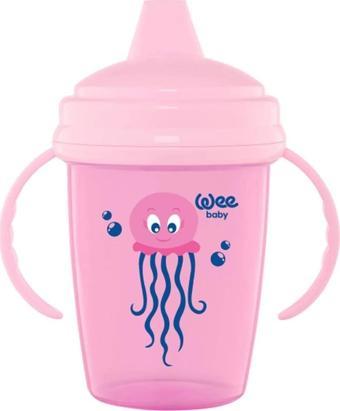 Wee Baby 755 Enjoy Akıtmaz 240 ml Pembe Alıştırma Bardağı