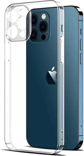 İphone 12 Pro Max 6,7 İnç Tıpalı Kamera Korumalı Silikon Kılıf