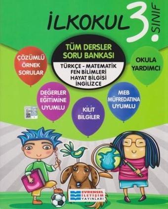 3.Sınıf Tüm Dersler Soru Bankası - Kolektif  - Evrensel İletişim Yayınları