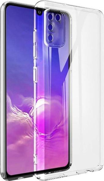 Samsung Galaxy M30S Tıpalı Kamera Korumalı Şeffaf Silikon Kılıf