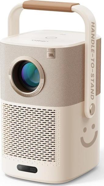 Yaber T2 1080P Projektör - WiFi 6 ve Bluetooth [JBL 2 Ses, 8W Hoparlör ve Dahili Pil]