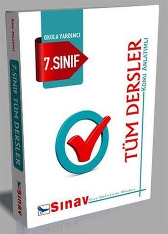 Sınav 7. Sınıf Tüm Dersler Konu Anlatımlı - Kolektif  - Sınav Dergisi Yayınları