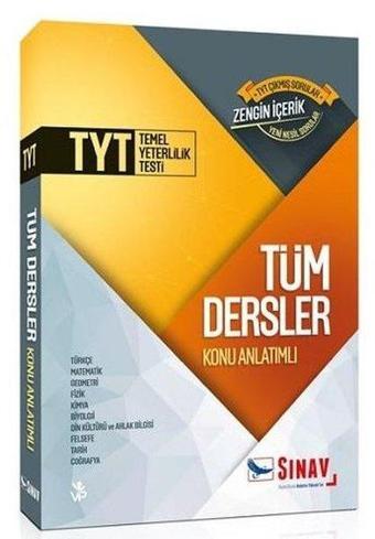 Sınav TYT Tüm Dersler Konu Anlatımlı Tek Kitap - Kolektif  - Sınav Dergisi Yayınları