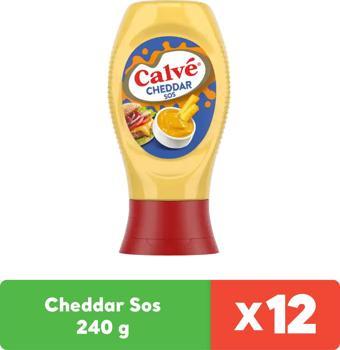 Calve Cheddar Sos 240 g x 12 Adet