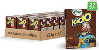 Pınar Kido Kakaolu Puding 200 ml x 27 Adet