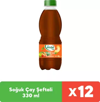 Pınar Soğuk Çay Şeftali 330 ml x 12 Adet