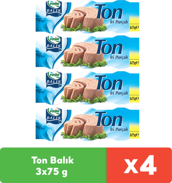 Pınar Ton Balık 3x75 g x 4 Adet