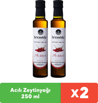 Teosole Acılı Zeytinyağı 250 ml x 2 adet