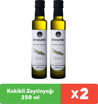 Teosole Kekikli Zeytinyağı 250 ml x 2 adet