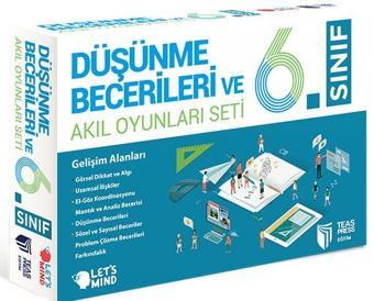 6.Sınıf Düşünme Becerileri ve Akıl Oyunları 6.Sınıf Seti - Kolektif  - Teas Press Eğitim