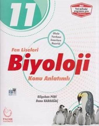 11.Sınıf Fen Liseleri Biyoloji Konu Anlatımlı - Bilgehan Peri - Palme Yayınları