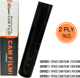 Space Cam filmi 0.76x30m %5 2PLY/ CAFI922