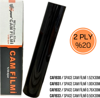 Space Cam filmi 1.00x30m %20 2PLY / CAFI931