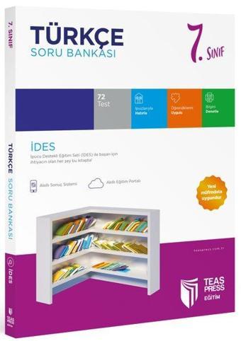 7.Sınıf İDES Türkçe Soru Bankası - Kolektif  - Teas Press Eğitim