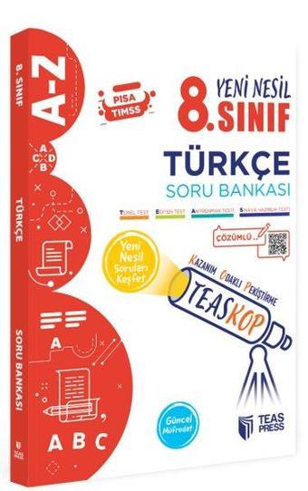 8.Sınıf Teaskop Türkçe Soru Bankası - Kolektif  - Teas Press Eğitim