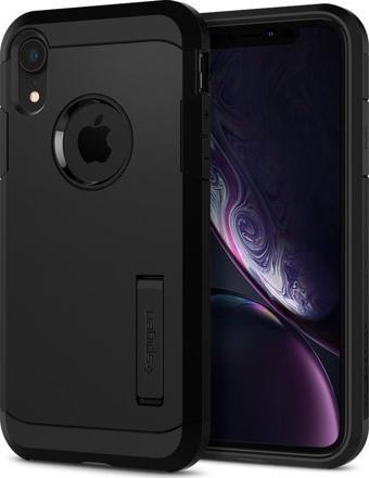 Spigen iPhone XR ile Uyumlu Kılıf Tough Armor Black