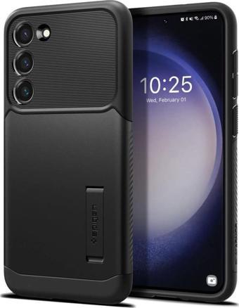 Spigen Galaxy S23 Plus ile Uyumlu Kılıf Slim Armor Black