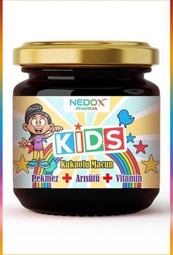 Nedox Kids Çocuklar Için Özel - Arı Sütü, Pekmez, Bal Ve Vitamin Katkılı Kakaolu Macun