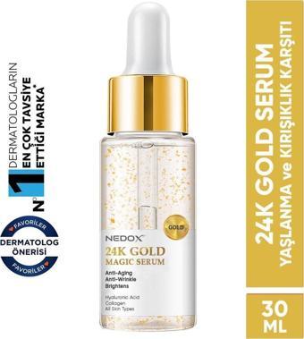 NEDOX Yaşlanma Ve Kırışıklık Karşıtı Anti Aging 24k Gold Serum 30 ml