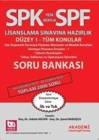 SPF Düzey 1 Tüm Konular Soru Bankası - Adalet Hazar - Akademi Consulting