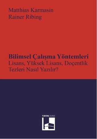 Bilimsel Çalışma Yöntemleri Lisans  Clz - Rainer Ribing - Yayın Odası Yayınları