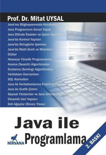 Java ile Programlama - Mitat Uysal - Nirvana Yayınları