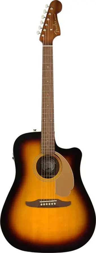 Fender Redondo Player Ceviz Klavye Gpg Sunburst Elektro Akustik Gitar