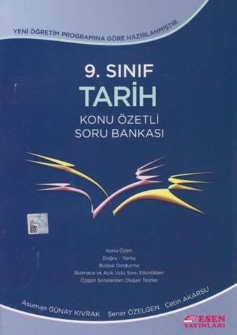 9. Sınıf Tarih Konu Özetli Soru Bankası - Şener Özelgen - Esen Yayıncılık - Eğitim