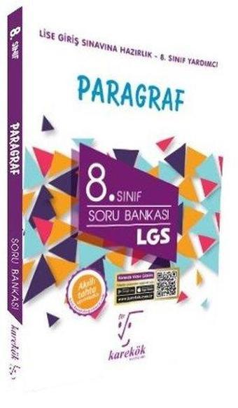 8.Sınıf LGS Paragraf Türkçe Soru Bankası - Kolektif  - Karekök Eğitim Yayınları