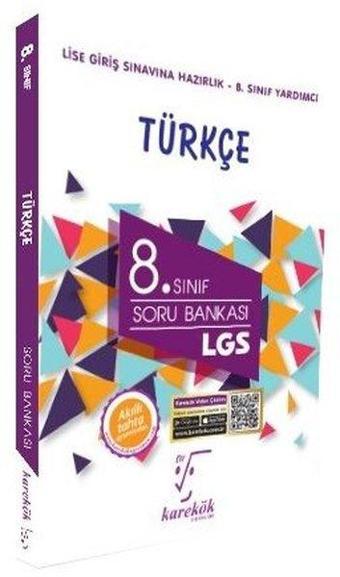 8.Sınıf LGS Türkçe Soru Bankası - Kolektif  - Karekök Eğitim Yayınları