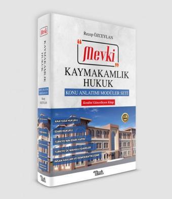 Mevki Kaymakamlık Hukuk-Konu Anlatımı Modüler Seti - Recep Özceylan - Temsil Kitap