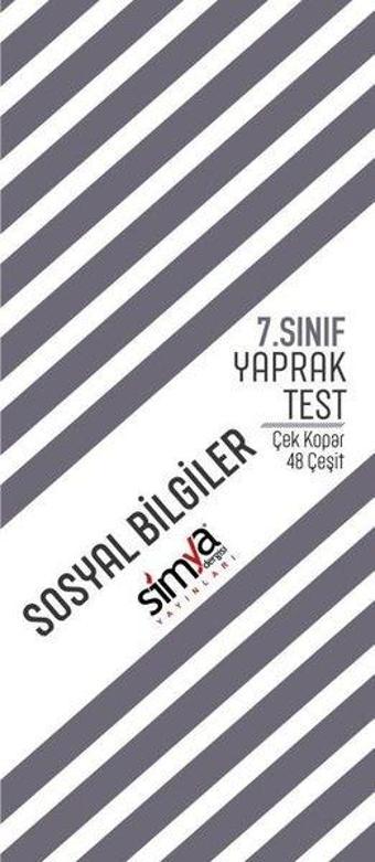 7. Sınıf Sosyal Bilgiler Çek Kopar - Kolektif  - Simya Dergisi Yayınları