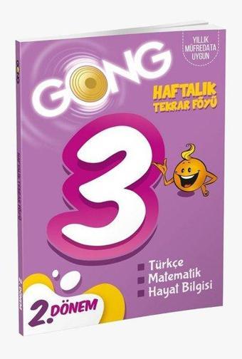 Gong 3. Sınıf 2. Dönem Haftalık Tekrar Föyü - Kolektif  - Gong Yayınları