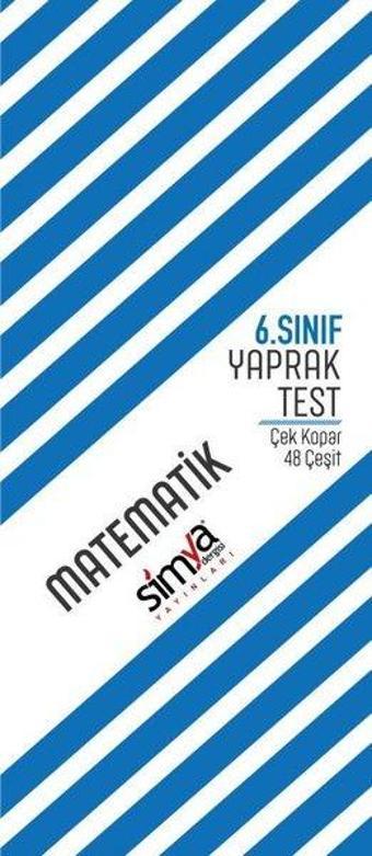 6. Sınıf Matematik Çek Kopar - Kolektif  - Simya Dergisi Yayınları