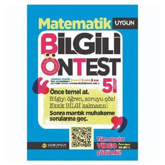 5.Sınıf Bilgili Ön Test Matematik - Kolektif  - Sadık Uygun
