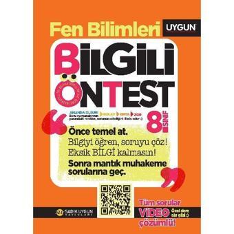 8.Sınıf Bilgili Ön Test Fen Bilimleri - Kolektif  - Sadık Uygun