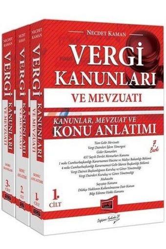 Vergi Kanunları ve Mevzuatı Konu Anlatımı ve Soru Bankası 3 Kitap 7. Baskı - Kolektif  - Yargı Yayınları