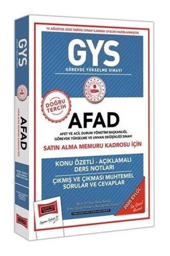 GYS AFAD Satın Alma Memuru Kadrosu İçin Konu Özetli Çıkmış ve Çıkması Muhtemel Sorular - Kolektif  - Yargı Yayınları