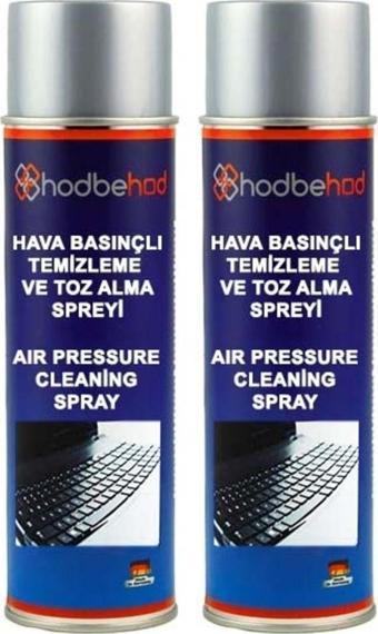 Hodbehod 2X500 Ml Basınçlı Hava Spreyi Gas Duster Sprey Toz Alıcı Spray