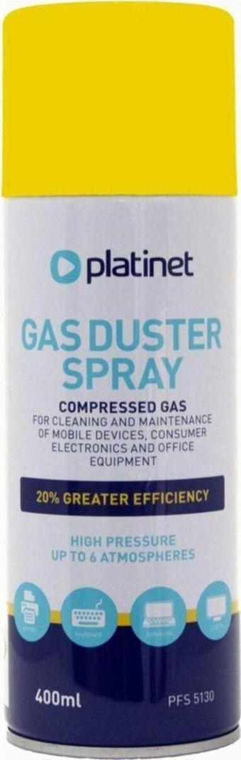 Platinet Gas Duster Spray Basınçlı Hava Spreyi 3,5 Bar